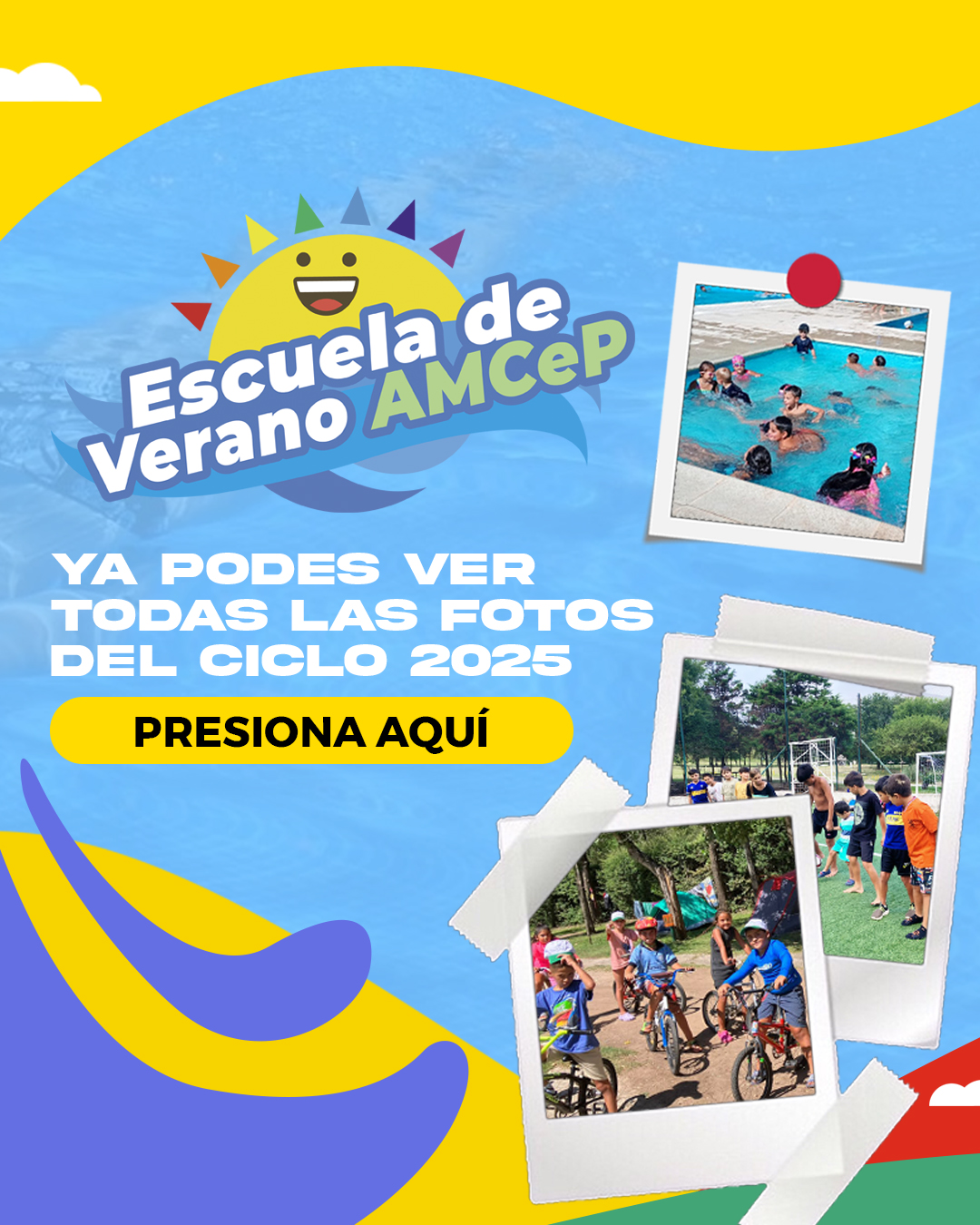Presiona para ver las fotos del ciclo 2025 - Escuela de Verano AMCeP
